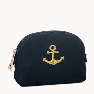 Spartina NWT Cosmetic Case bag small navy